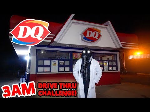 DONT GO TO DAIRY QUEEN AT 3AM OR DAIRY QUEEN GHOST WILL APPEAR! | DARIY QUEEN DRIVE THRU CHALLENGE!