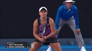 Martina Hingis/Coco Vandeweghe VS Casey Dellacqua/Ashleigh Barty