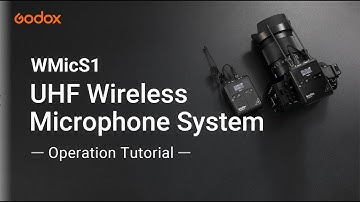 Godox:  UHF Wireless Microphone System #WMicS1 operational tutorial