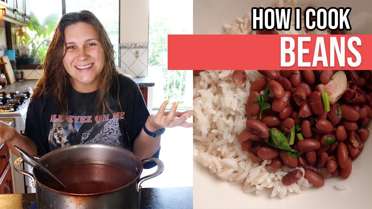 How to Make Beans for Gallo Pinto (or anything) | Costa Rica Cooking
