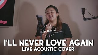 Lady gaga - i'll never love again ( live acoustic cover by rekyanprita
)