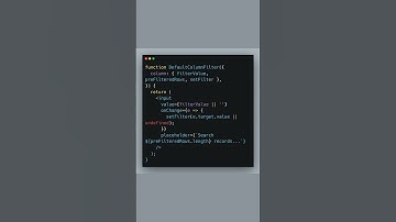 Enhance TanStack Tables with Filters! #DevTools