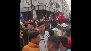 اجواء الاحتفال بالمنتخب المغربي فرحة لا توصف للمغاربة كلهم vive le Maroc ?? ️??