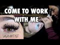 LASH EXTENSIONS || A DAY WORKING IN THE SALON | VLOG | Lexi Gasparro