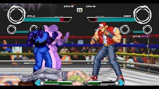(M.U.G.E.N) Team Violent Storm vs Team Fatal Fury