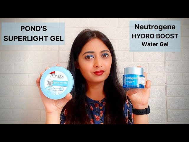 Ponds Super Light  Gel VS Neutrogena Hydro Boost Water Gel | Is Ponds Dupe ? |  By hnbStation class=