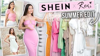 TRYING ON MY SHEIN X ROXI SUMMER CLOTHING EDIT! OMG!!! AD