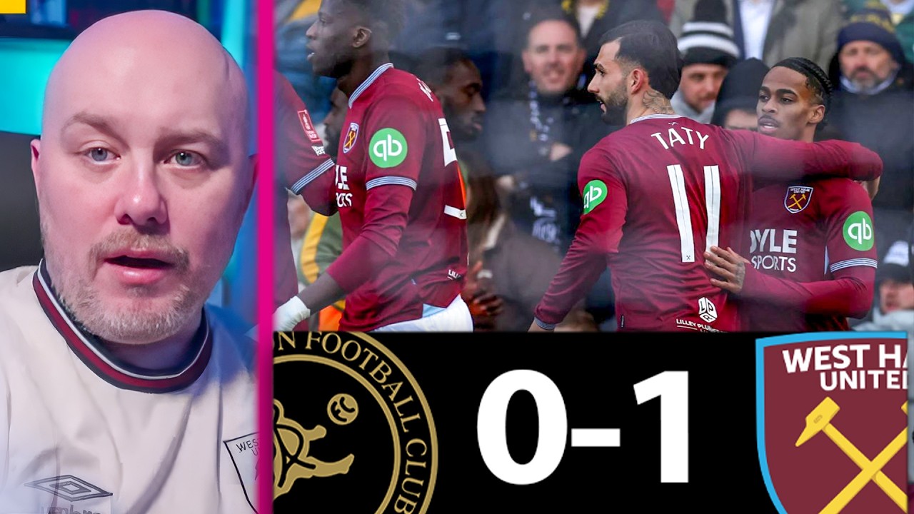 "Painful Watch We're Through" Burton 0-1 West Ham