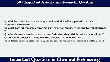 MCQ Questions Avionics Accelerometer with Answers
