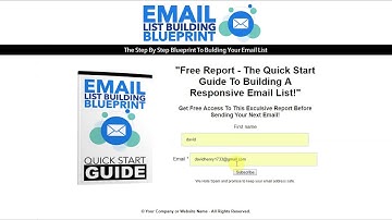 squeeze page set up part 2