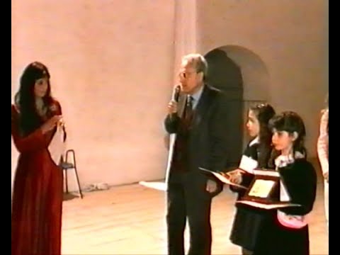 Piccolo Poeta 1996 Ripatransone (AP) Teatro L. Mercantini con Roxana Ethel Batista e Norberto Rizzo