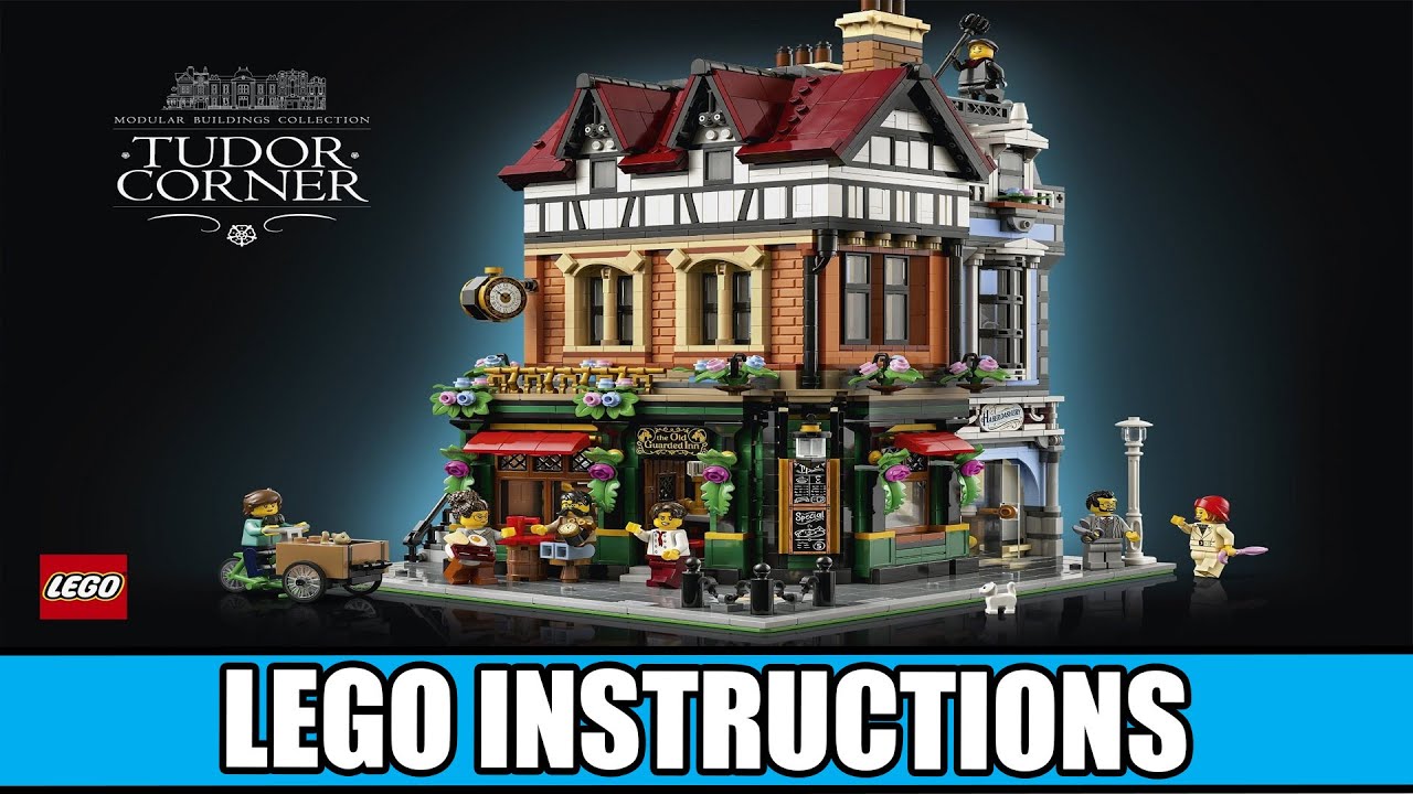 Icons - Tudor Corner - Modular Buildings Collection LEGO instructions