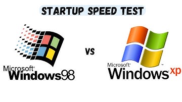 Windows 98 vs Windows XP Boot Time Speed Test