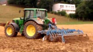 Déchaumage 2010 Avec Un John Deere 6620