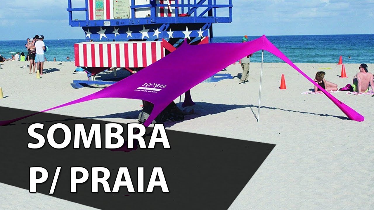 TENDA PRAIA GAZEBO BARRACA CAMPING + BOLSA DE TRANSPORTE - YouTube