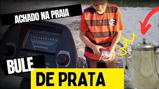 Detector de METAIS, achamos muitas pratas na praia, tesouro perdido, relíquias e antiguidades, Ouro