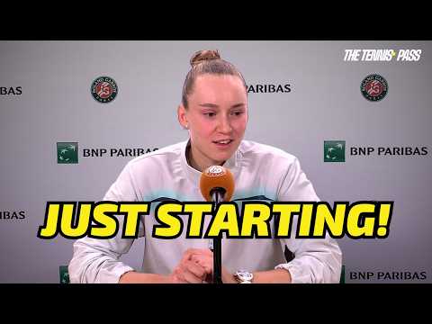Elena Rybakina Admits She Can Get Even BETTER After French Open R1 Win! | Roland Garros 2026