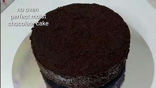 Steamed moist chocolate cake || easy tutorial