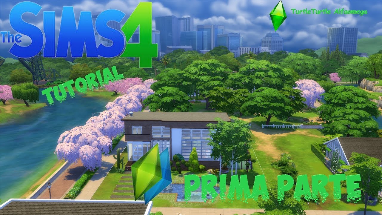 The Sims 4 Tutorial casa moderna Parte 1 - YouTube