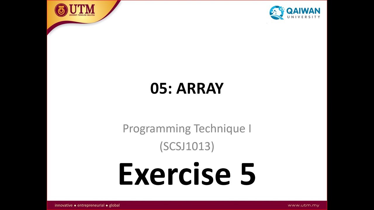 Chapter 5 Exercise 5/8 - YouTube