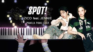 ZICO - SPOT! (feat. JENNIE) | Piano Cover by Pianella Piano by Jova Musique - Pianella Piano 16,051 views 1 month ago 3 minutes, 1 second