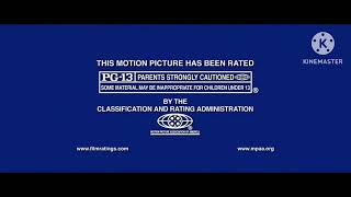 Day 19: MPAA Rating Card (PG-13)/Universal Studios Hollywood and Florida (2009)
