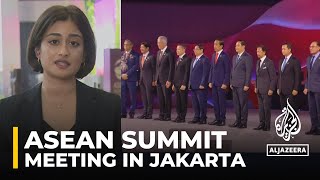 Members of the association of Southeast Asian nations are meeting in Jakarta for annual summit