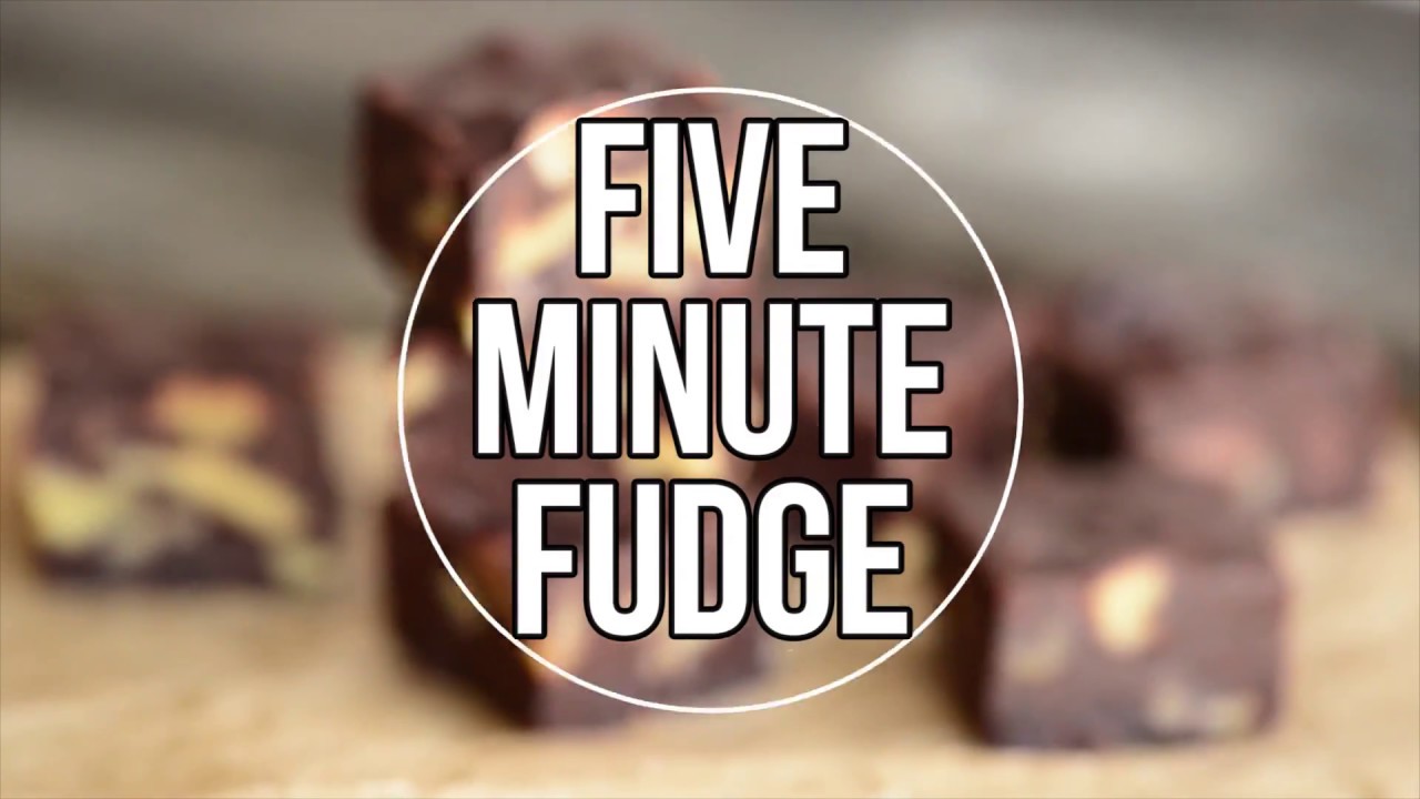 Five Minute Microwave Fudge YouTube