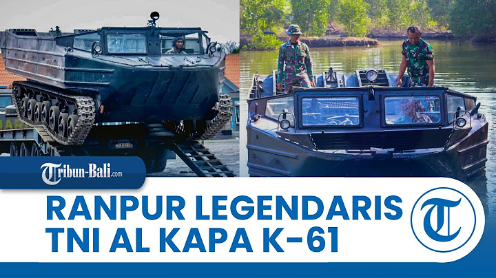 Detik-detik Ranpur Legendaris Milik TNI AL KAPA K-61 Nyemplung Kolam, Uji Coba Persiapan LATGAB