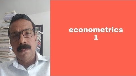 Econometrics 1:introduction