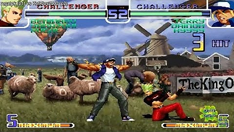 Kof 2002 fight SHERMIN, BILLY, RUGAL VS RAMON,  SETH ,VANESSA,
