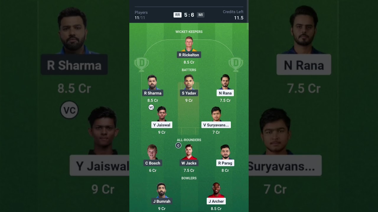 RR vs MI Today Match Prediction | Rajasthan Royal vs Mumbai Indians IPL 2025 50th Match