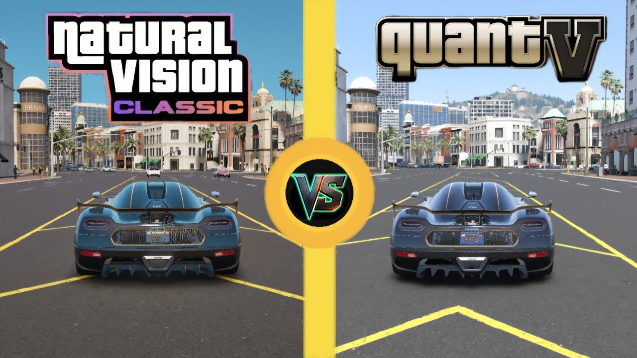 NaturalVision Evolved Classic vs QuantV | Ultra Graphics Comparison in ...