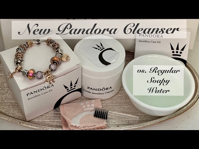 PANDORA Jewelry Care and Cleaning Solution AND Brush 2 items new rare new  sealed