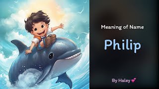 Meaning of boy name: Philip - Name History, Origin and Popularity