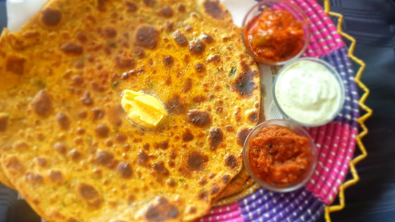 Besan Ki Roti Aur Mazadar Tomato Chutney || Missi Roti ||Healthy ...