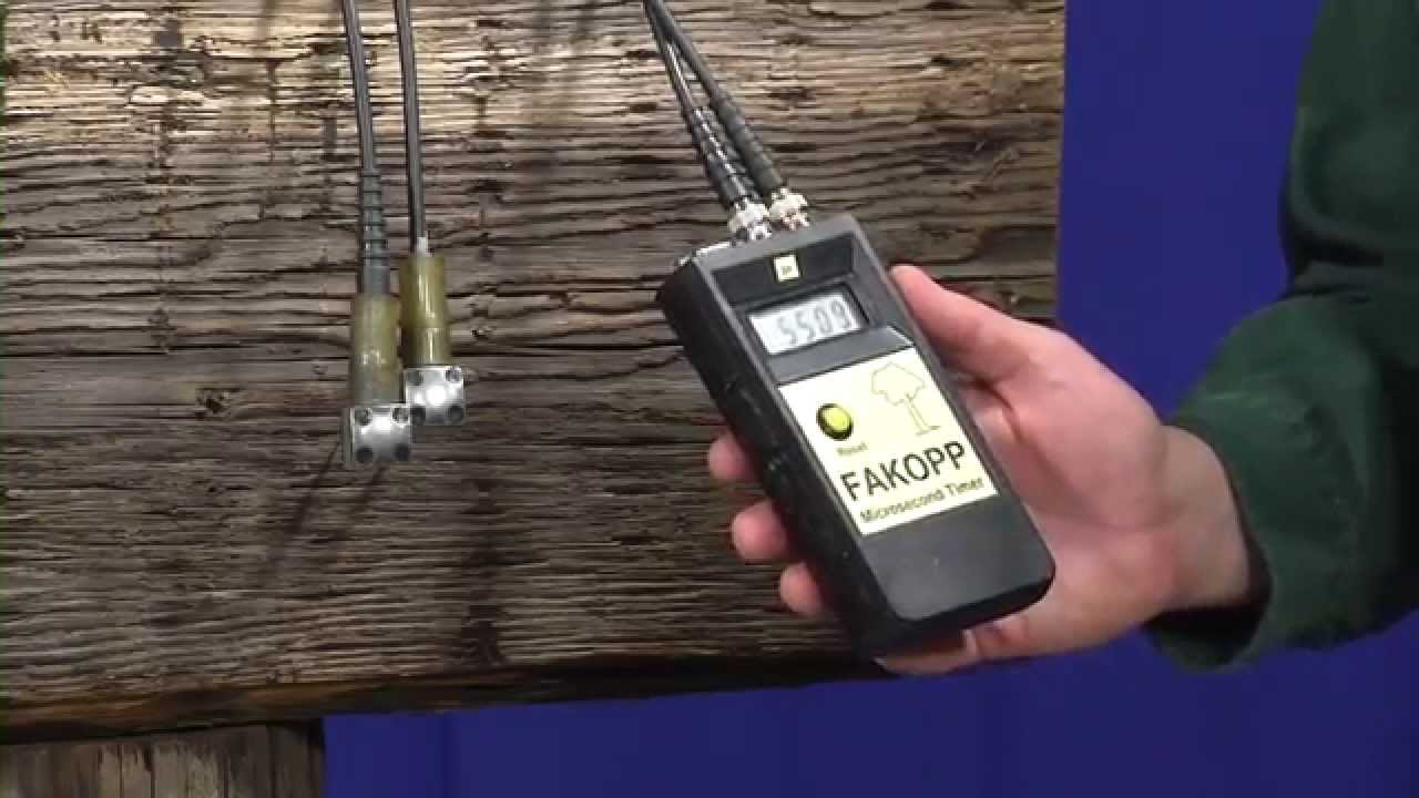 Timber Bridge Inspection Stress Wave Timer Demonstration YouTube