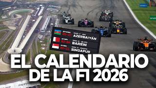 ¿QUÉ PASA CON EL CALENDARIO DE LA F1 2026?