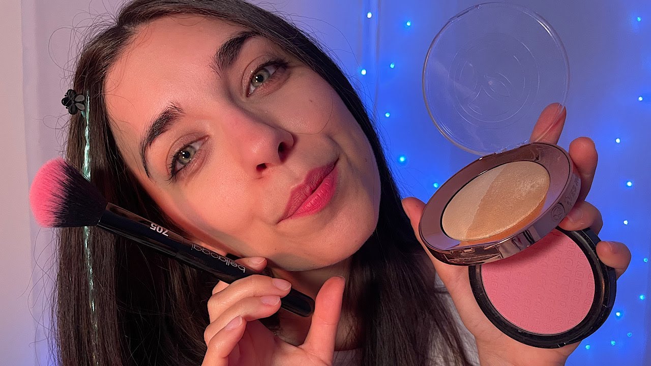 Ti trucco in ASMR per farti star bene (mouth sounds) 🥰 YouTube