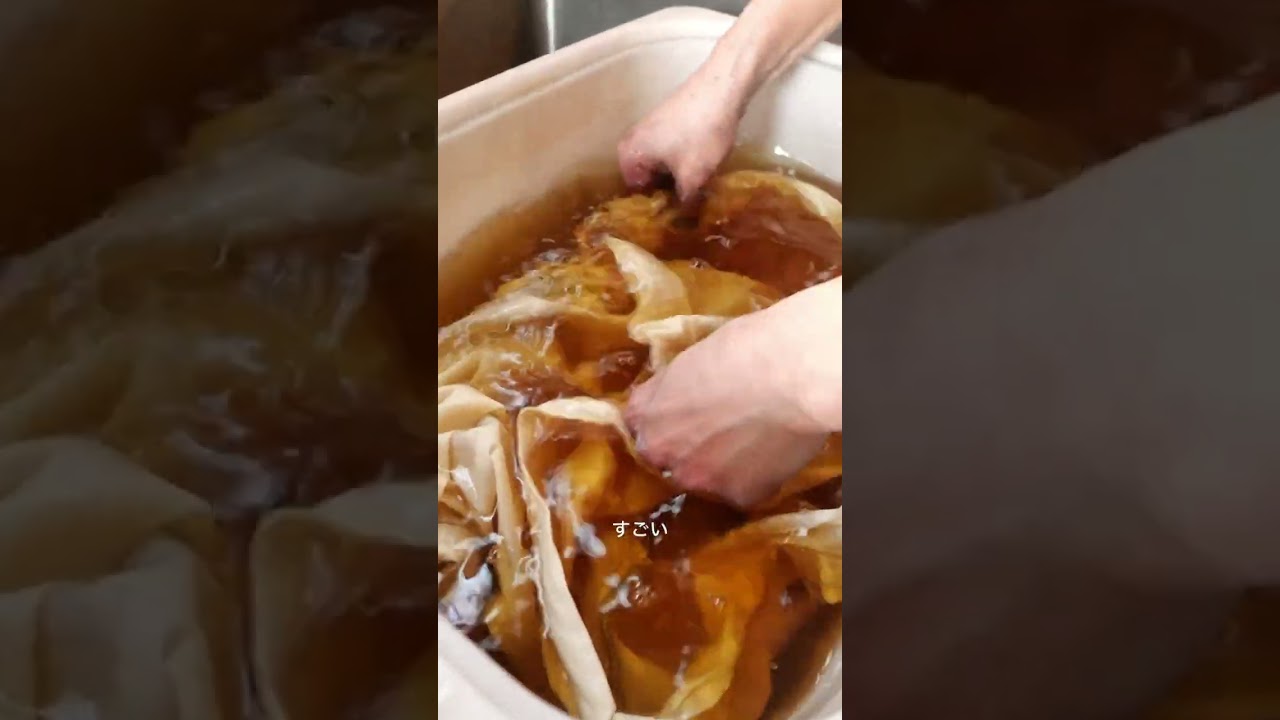 草木染めの様子をご紹介【プリスティンものづくりストーリー
