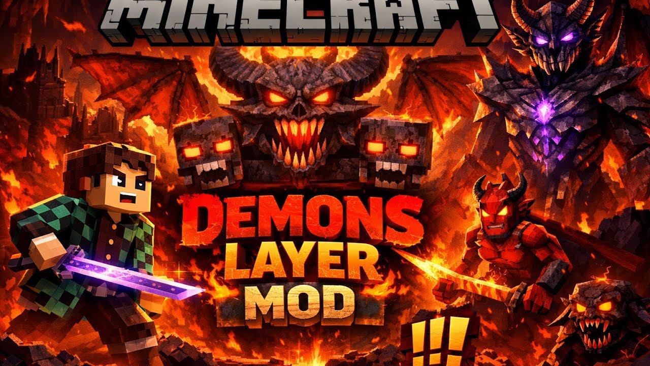 Demos layer MOD of Minecraft - YouTube