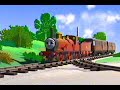 MikuMikuDanceのきかんしゃトーマス「ブルマととくべつれっしゃ」(一部)