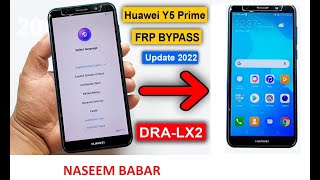 Huawei Y5 Prime 2018 DRA-LX2 FRP/Google Account Bypass WITHOUT PC| Huawei DRA-LX2 FRP