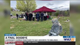 Surviving Gray children assemble Funeral for siblings