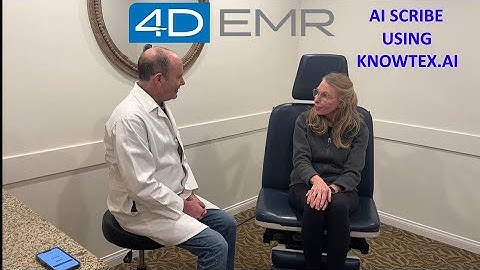 AI Scribe available for 4D EMR with Knowtex.ai