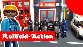 Sabotage 2 - Auf Gangsterjagd am Flughafen - Playmobil Polizei Film deutsch - stop motion | Plegus