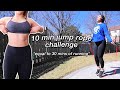 I Did A Jump Rope Weight Loss Workout For 7 Days *VERY HARD*