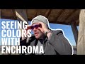 "WOW!" SEEING WITH ENCHROMA COLORBLIND GLASSES - FIRST TIME REACTION!!! FIRST OF MANY MOMENTS!
