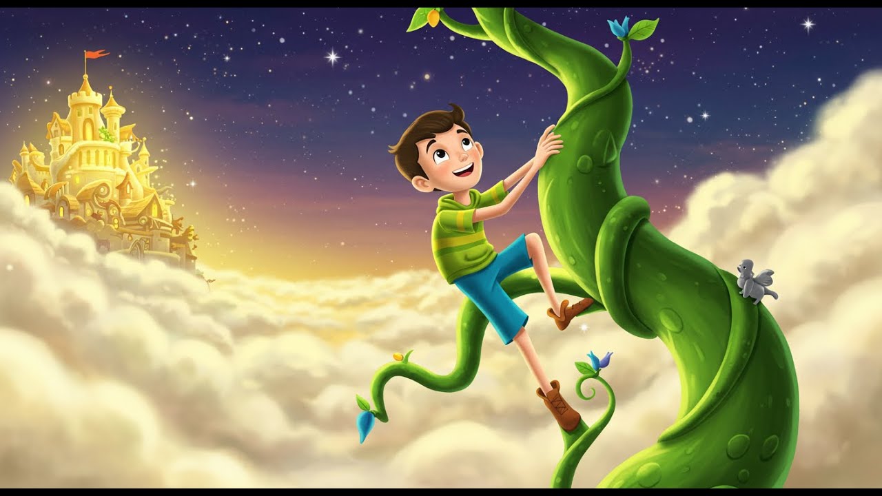 Jack and the Beanstalk Story for Kids | Fairy Tale & Bedtime | Little ...