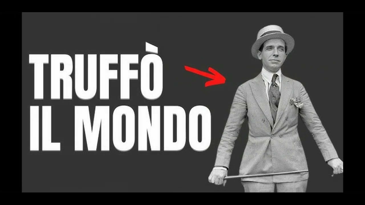 CARLO PONZI  uno dei piu' grandi truffatori della storia .